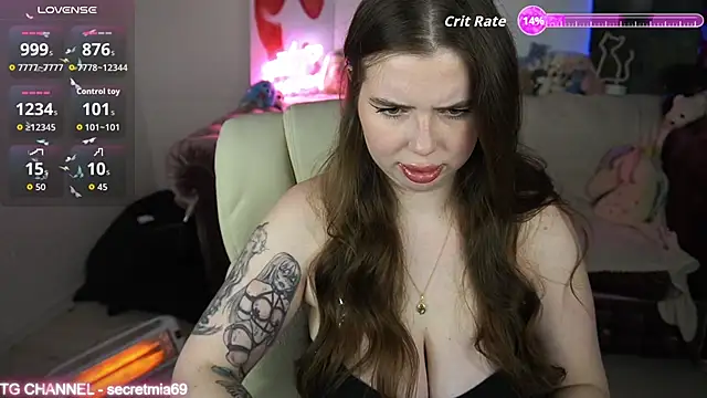 SecretDesireMe online show from 9, 2, 2026