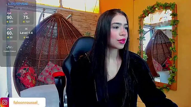 Snapshot of FaloonRoussel chatting on 13, 2, 2025 FaloonRoussel online show from 13, 2, 2025