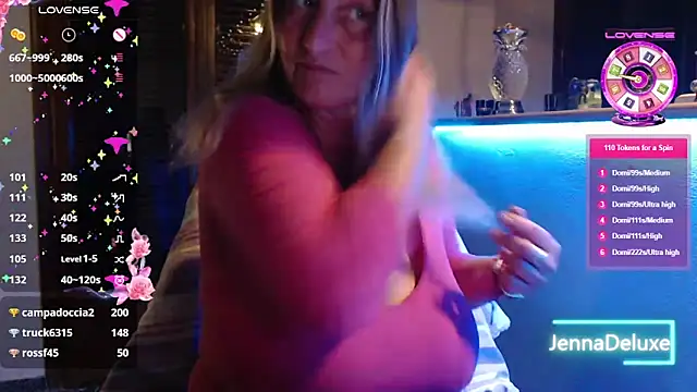 JennaDeluxe online show from 4, 5, 2026
