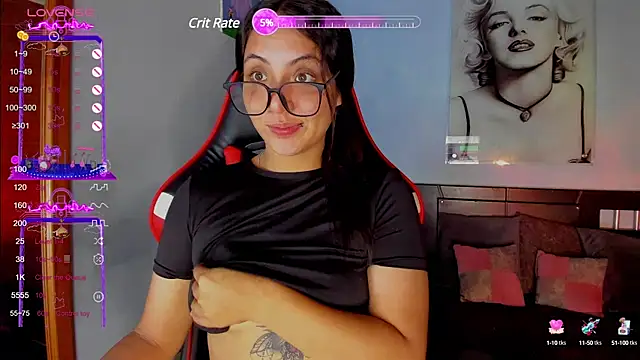 Snapshot of KetziaDoll chatting on 6, 1, 2025 KetziaDoll online show from 6, 1, 2025