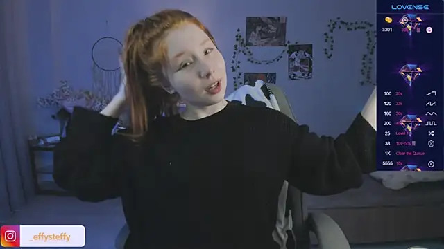 CallMeEffy1 online show from 22, 11, 2025