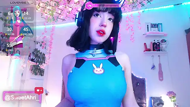 SweetAhri online show from 10, 3, 2025