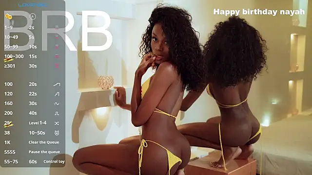 Nayah Dussa1 online show from 19, 12, 2024