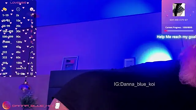 blue koi online show from 26, 1, 2025