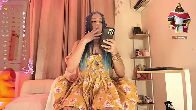 Snapshot of BarbieVenus chatting on 8, 1, 2025 BarbieVenus online show from 8, 1, 2025