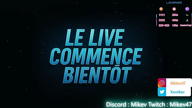 Snapshot of Mikev chatting on 13, 11, 2025 Mikev online show from 13, 11, 2025