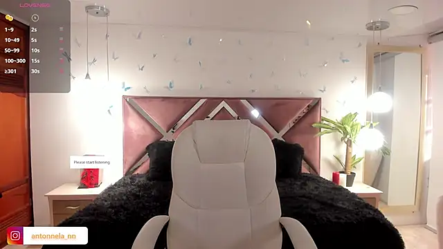 Snapshot of _Antonnela_ chatting on 3, 10, 2025 Antonnela online show from 3, 10, 2025