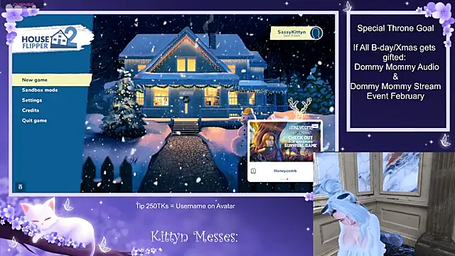 Snapshot of SassyKittyn chatting on 18, 12, 2024 SassyKittyn online show from 18, 12, 2024