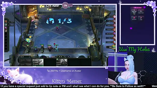 Snapshot of SassyKittyn chatting on 7, 1, 2025 SassyKittyn online show from 7, 1, 2025