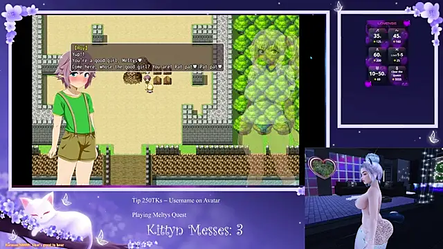 Snapshot of SassyKittyn chatting on 14, 2, 2025 SassyKittyn online show from 14, 2, 2025