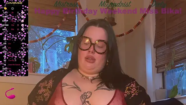 MissBika online show from 13, 1, 2025