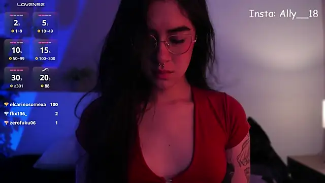 Ally addams online show from 31, 12, 2024