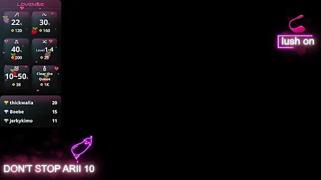 Arii vega  online show from 7, 2, 2025