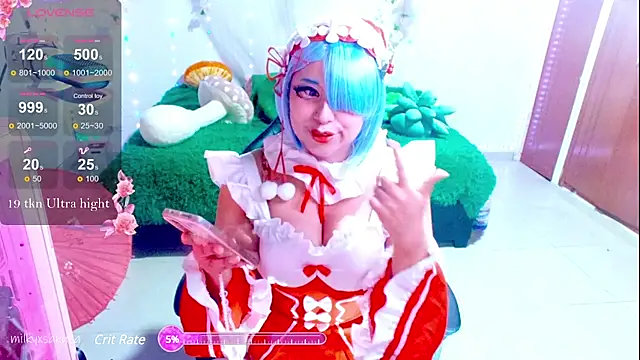 MilkyXSakura online show from 16, 12, 2024
