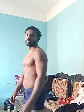 HunkyAriyan online show from 14, 2, 2025