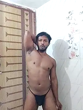 HunkyAriyan online show from 18, 2, 2025