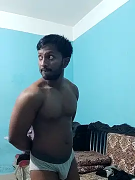 HunkyAriyan online show from 22, 3, 2025