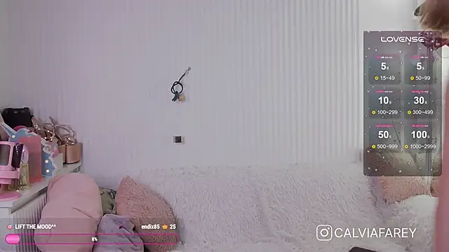 Snapshot of calviafarey chatting on 22, 9, 2025 calviafarey online show from 22, 9, 2025