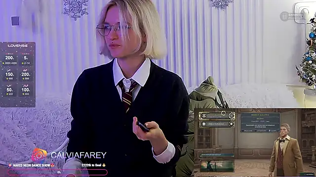 Snapshot of calviafarey chatting on 28, 11, 2025 calviafarey online show from 28, 11, 2025