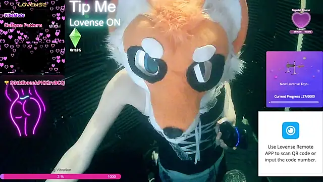 FoxieHikari online show from 19, 2, 2025