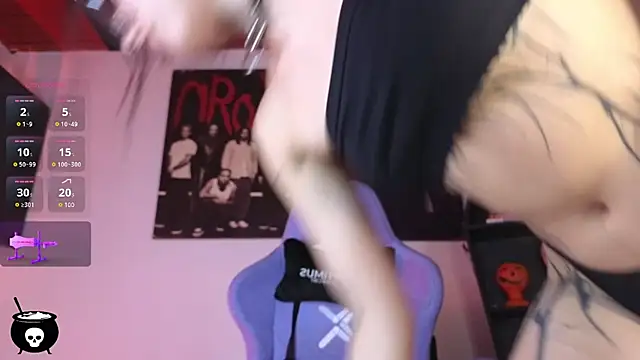 Melanie Nyx online show from 1, 3, 2025