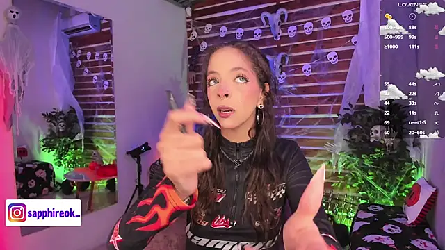 Sapphire Venuss online show from 26, 10, 2025