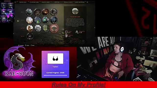 Snapshot of Rae-Suon chatting on 5, 12, 2025 Rae-Suon online show from 5, 12, 2025