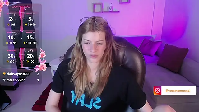 Snapshot of Nora_Vennucci chatting on 7, 2, 2025 Nora Vennucci online show from 7, 2, 2025