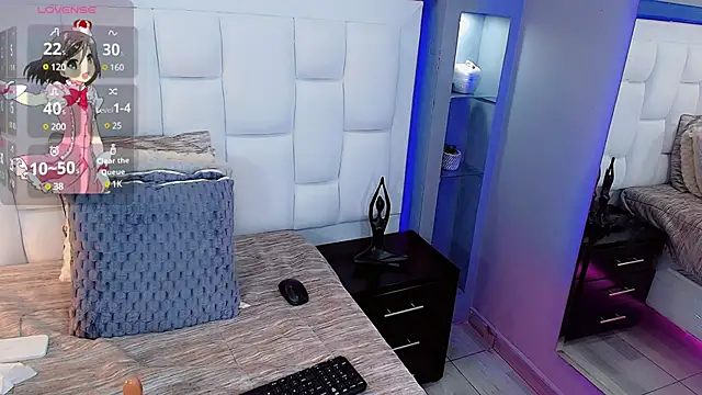 Snapshot of CuteAri chatting on 2, 3, 2025 CuteAri online show from 2, 3, 2025