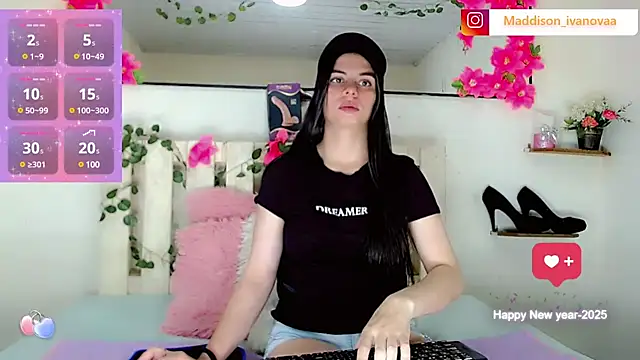 Madisson Ivanova online show from 6, 1, 2025