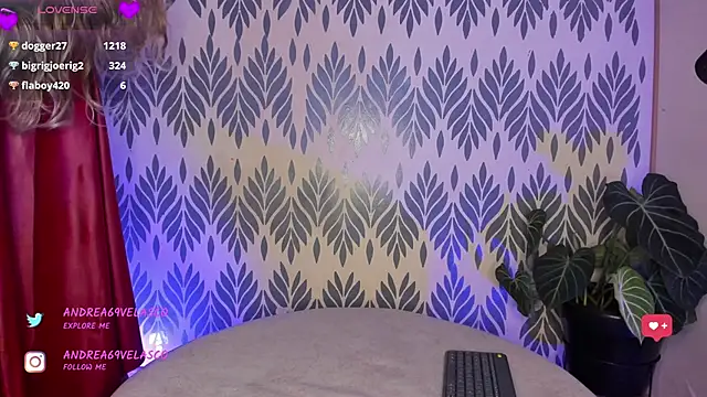 AndreaVelasco online show from 31, 1, 2025