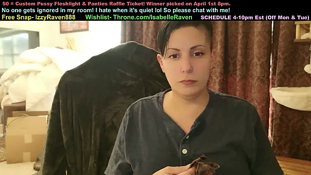 IsabelleRaven online show from 20, 3, 2026