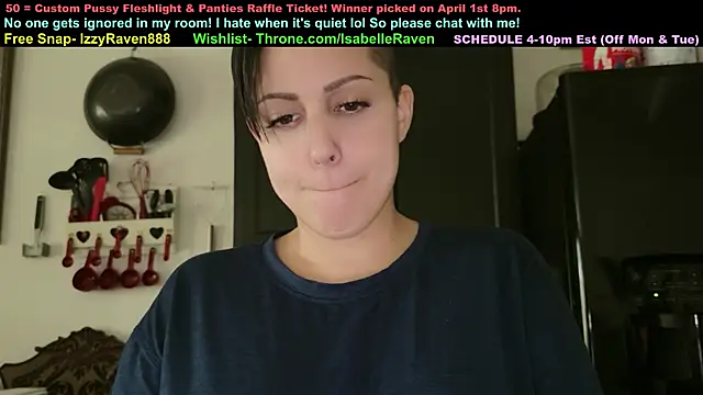 IsabelleRaven online show from 27, 3, 2026