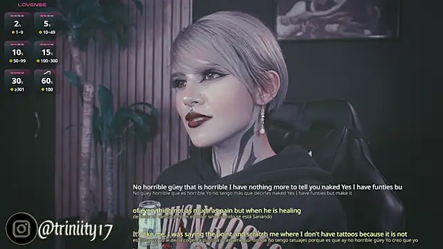 Snapshot of Trinity___s chatting on 31, 1, 2025 Trinity s online show from 31, 1, 2025