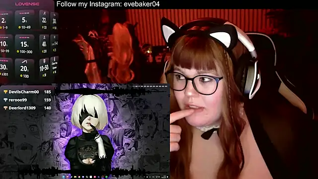 Snapshot of EveBaker04 chatting on 18, 3, 2025 EveBaker04 online show from 18, 3, 2025