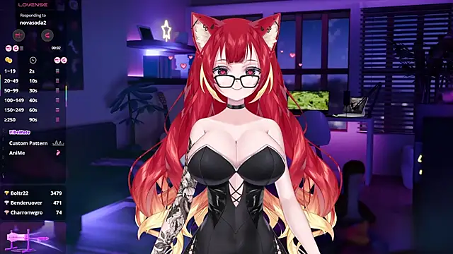 LewdKira VT online show from 3, 2, 2025