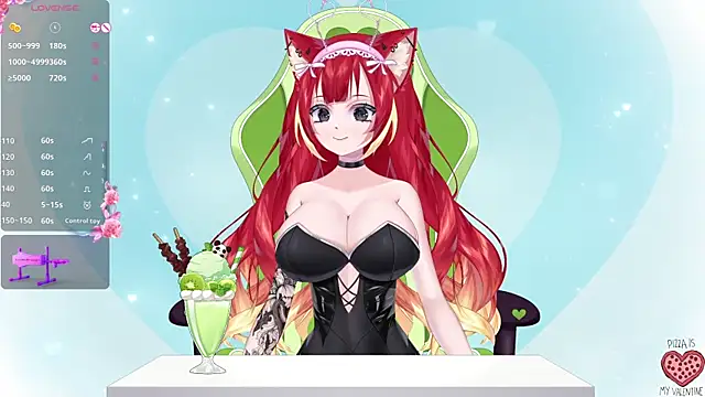 LewdKira VT online show from 14, 2, 2025