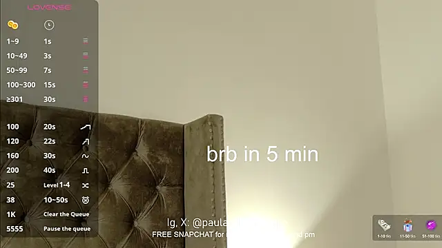 Snapshot of PauLaaCam chatting on 18, 9, 2025 PauLaaCam online show from 18, 9, 2025