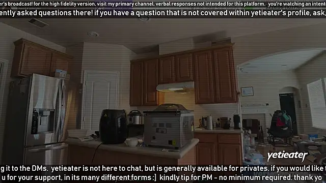 Snapshot of yetieater chatting on 16, 12, 2024 yetieater online show from 16, 12, 2024