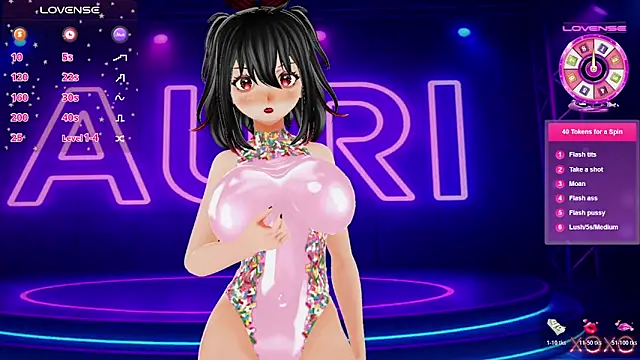 Auri Hikaru online show from 4, 11, 2025