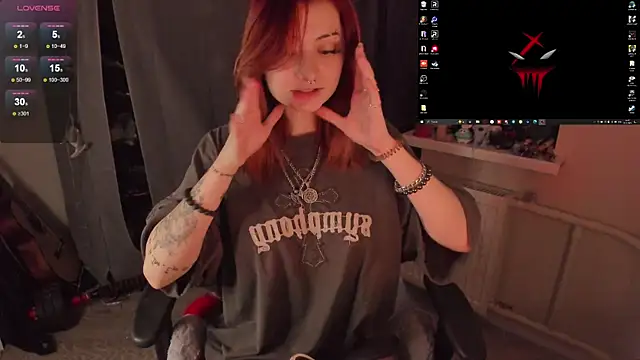 Snapshot of Melante chatting on 22, 11, 2025 Melante online show from 22, 11, 2025