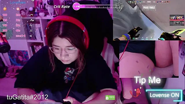 Pink girl0n online show from 17, 9, 2025