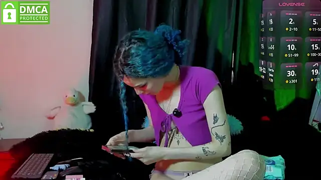 Bluedarkelf888 online show from 13, 9, 2025