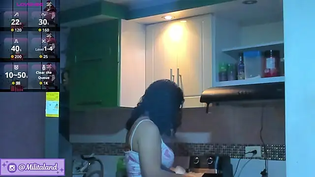 Snapshot of milita_houston chatting on 13, 9, 2025 milita houston online show from 13, 9, 2025