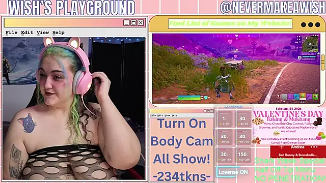 nevermakeawish online show from 12, 2, 2026