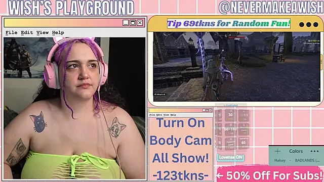 nevermakeawish online show from 15, 4, 2026