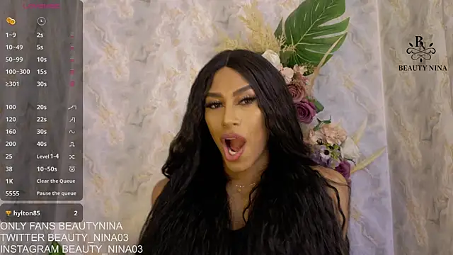 Snapshot of beauty_nina chatting on 14, 9, 2025 beauty nina online show from 14, 9, 2025