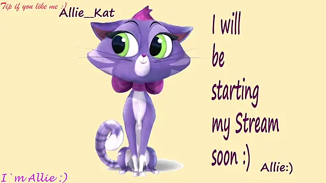Snapshot of Allie_Kat chatting on 14, 6, 2026 Allie Kat online show from 14, 6, 2026