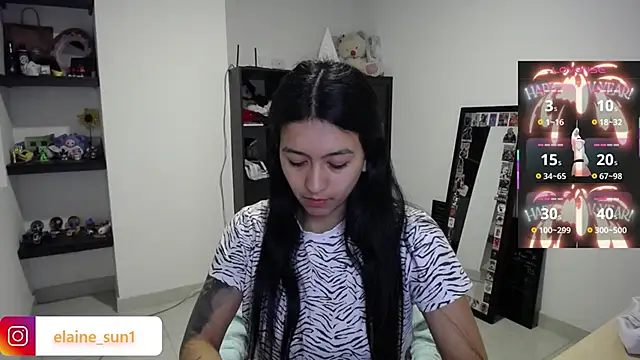 Snapshot of elaine_sun1 chatting on 7, 1, 2026 elaine sun1 online show from 7, 1, 2026