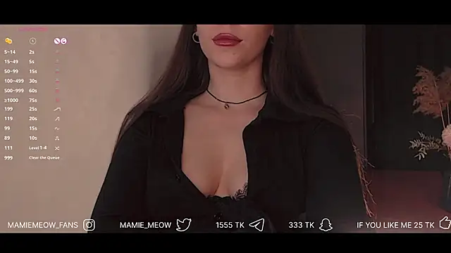 Snapshot of Mamiemeow chatting on 6, 2, 2025 Mamiemeow online show from 6, 2, 2025